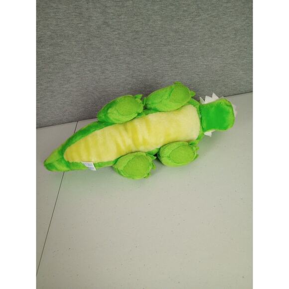 Crocodile with Frogs Plush Stuff Animal Alligator Green Toy Network 17 inch - Picture 8 of 11